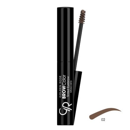 Brow Color Tinted Eyebrow 02 Mascara Golden Rose