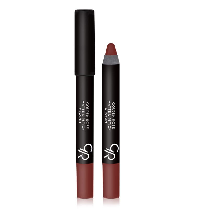 Matte 01 Lipstick Crayon Golden Rose