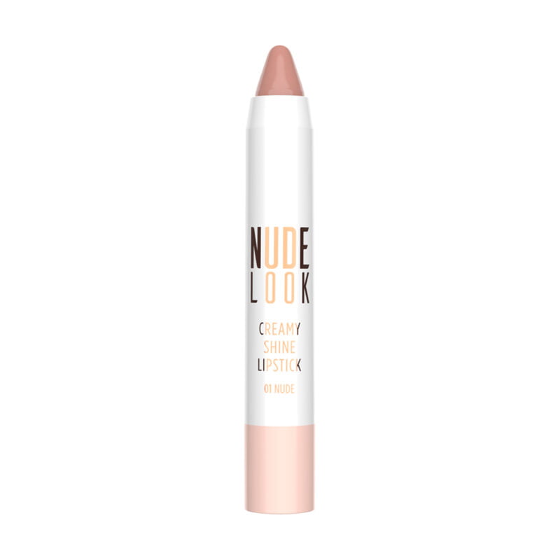 Nude Look Creamy Shine 01 Lipstick Golden Rose