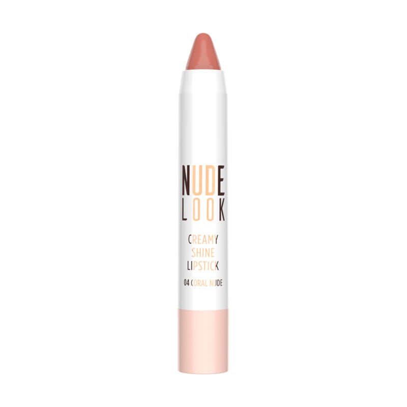 Nude Look Creamy Shine 04 Lipstick Golden Rose