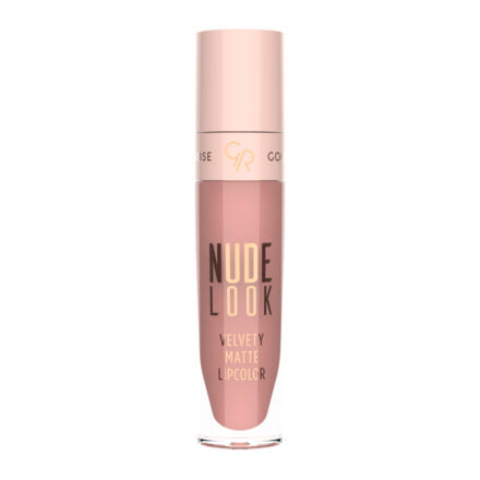 Nude Look Velvety Matte LipColor Rosy Nude Golden Rose