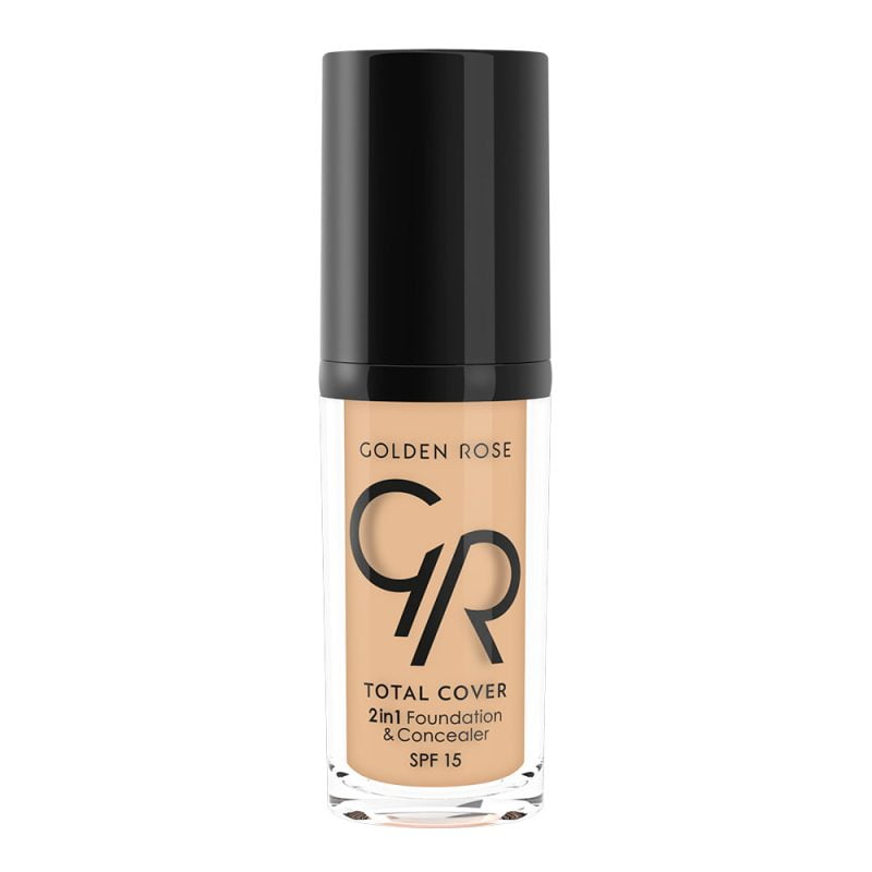 TOTAL COVER Almond 2in1 Foundation & Concealer 03 Golden Rose