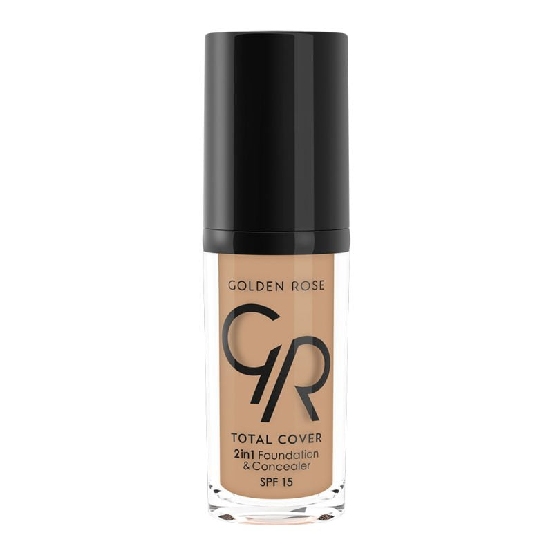 TOTAL COVER Cappuccino 2in1 Foundation & Concealer 18 Golden Rose