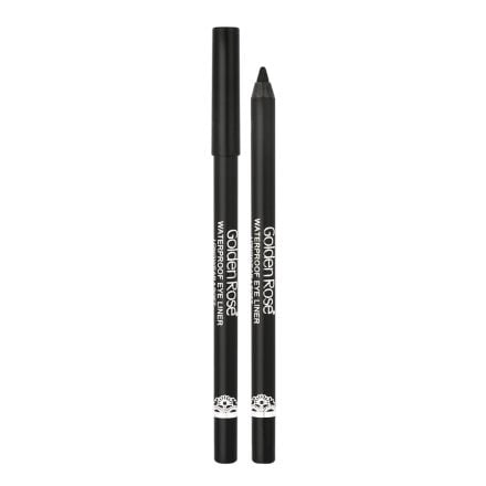 Waterproof Eyeliner Longwear & Soft Ultra Black Golden Rose